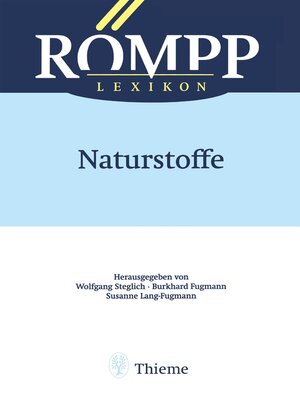 cover image of RÖMPP Lexikon Naturstoffe, 1. Auflage, 1997